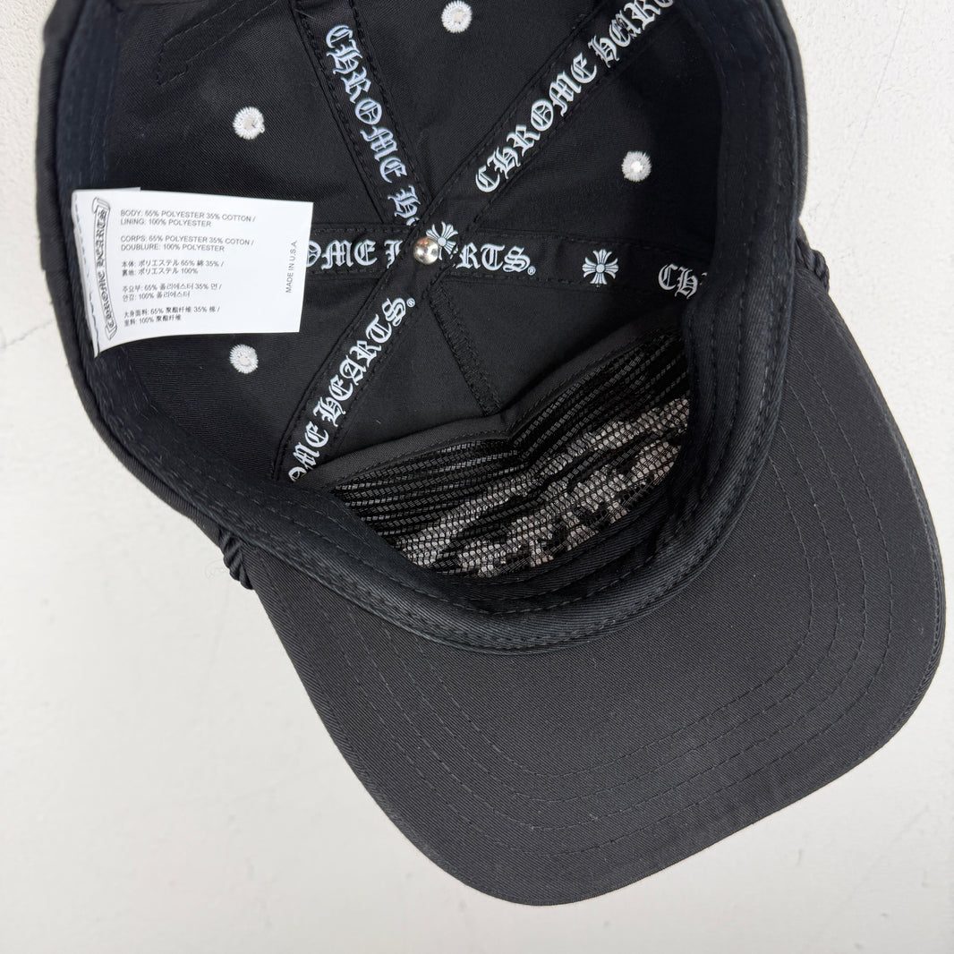 Chrome Hearts Black Gas Station Hat