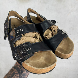 Balenciaga x Scholl Buckled Sandals