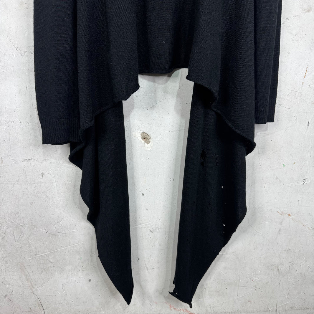 Chrome Hearts Cashmere Distressed Shawl