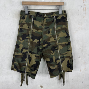 Hood By Air Layered Camo Zip Shorts