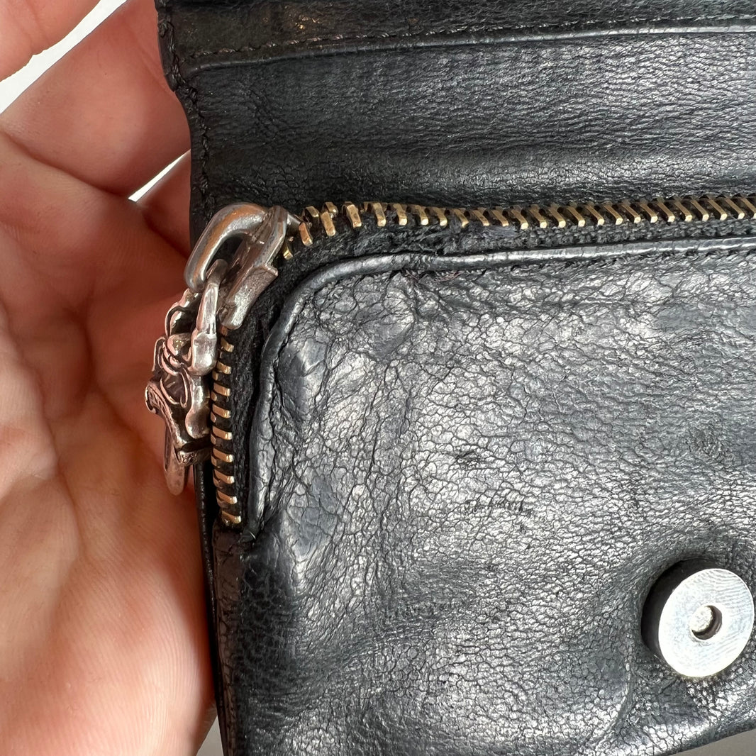 Chrome Hearts Soft Leather Fold Wallet