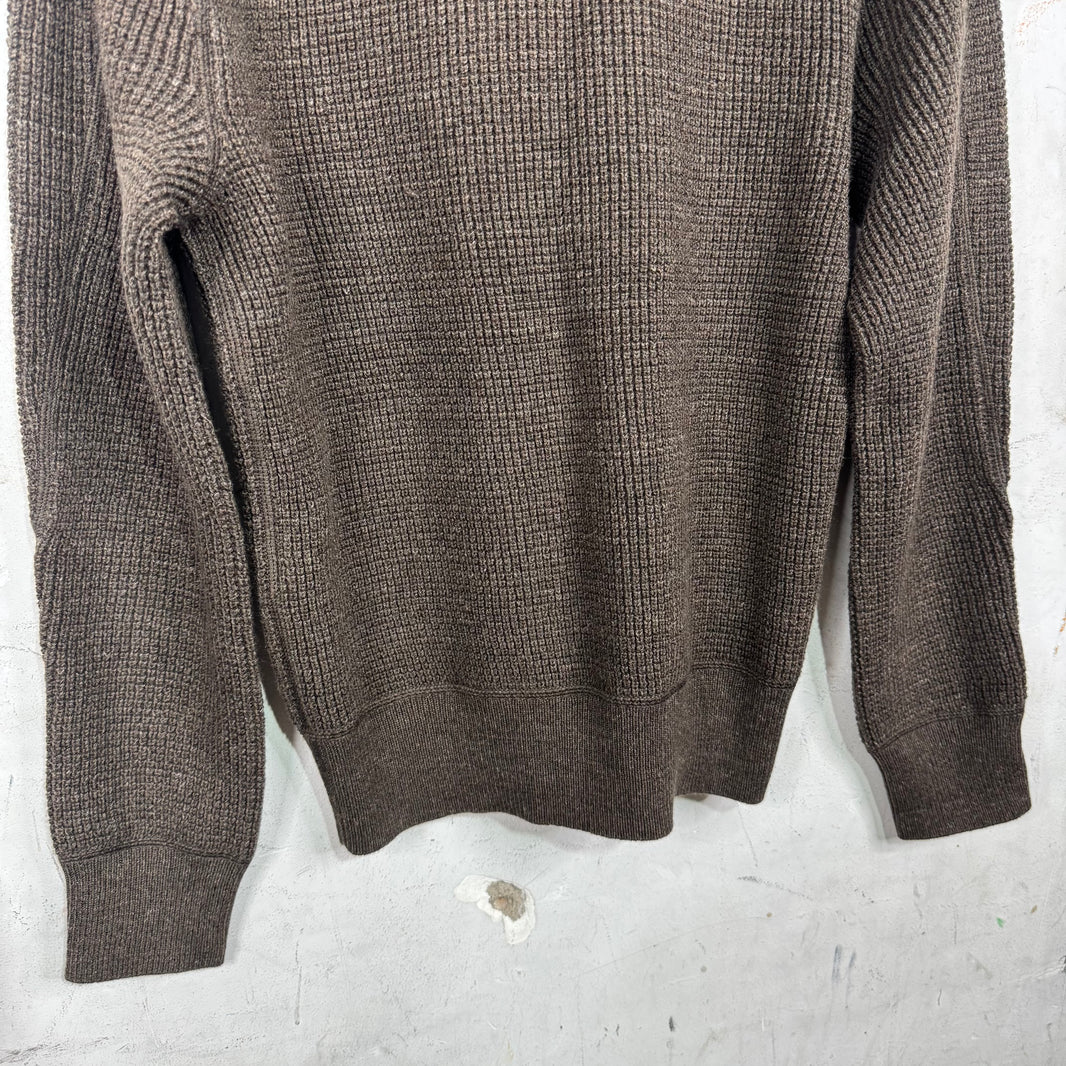 RRL Brown Heavy Knit Sweater