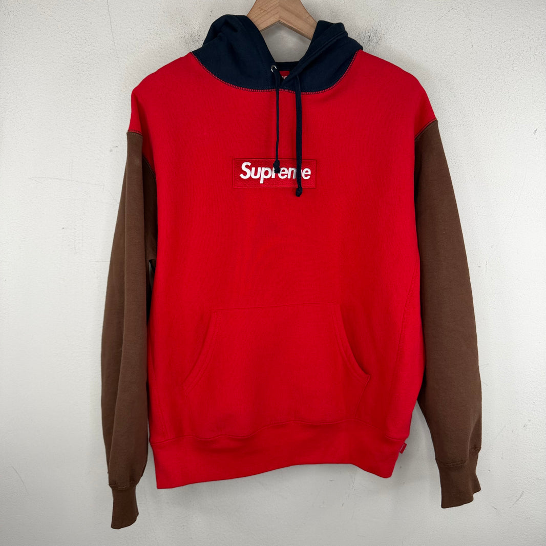 Supreme Color Block Box Logo Hoodie