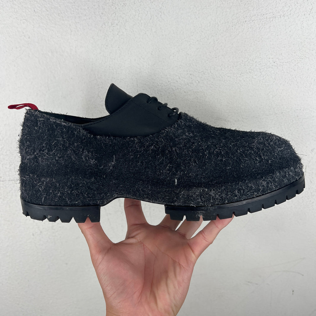 424 Suede Wrap Covered Leather Derbys