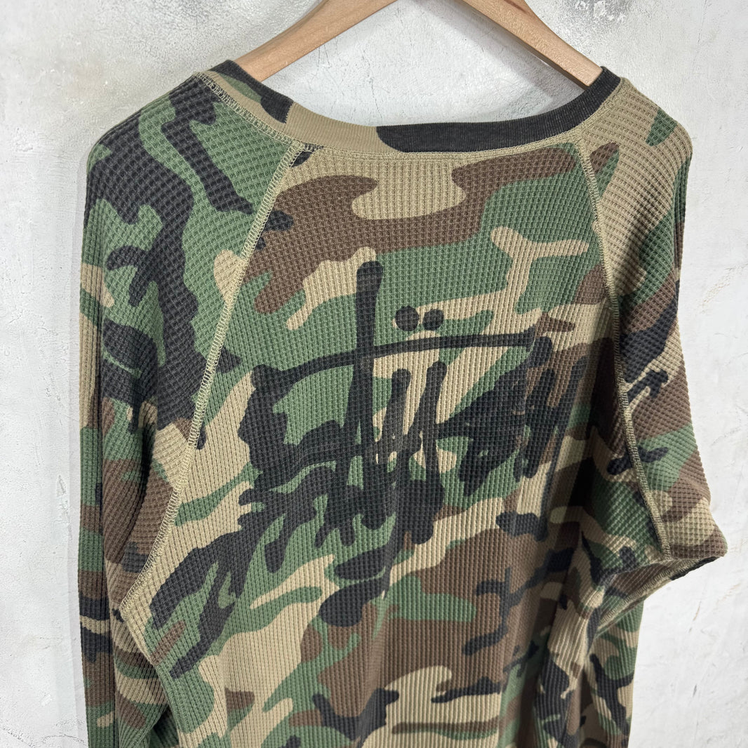 Stussy Camo Logo Thermal