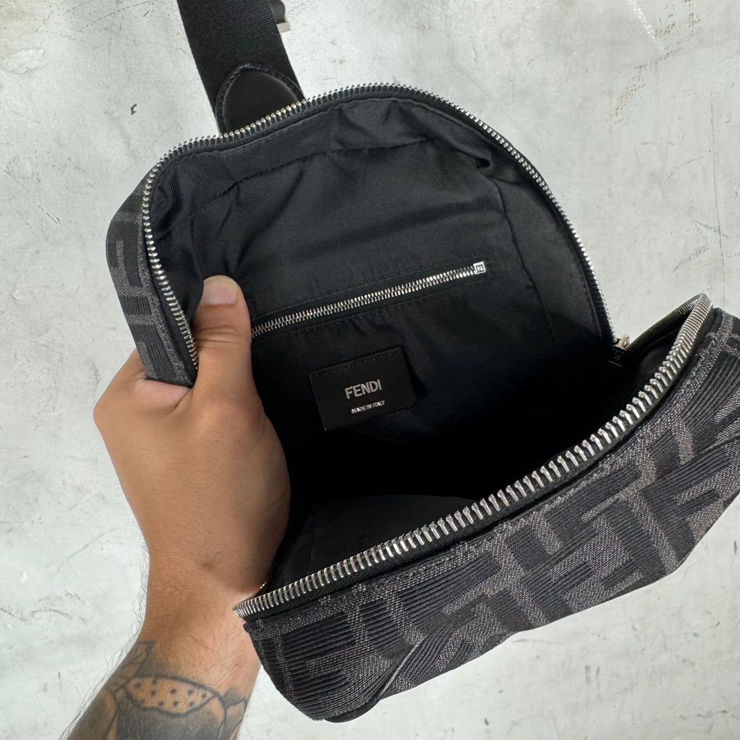 Fendi Canvas Zucca Sling Bag