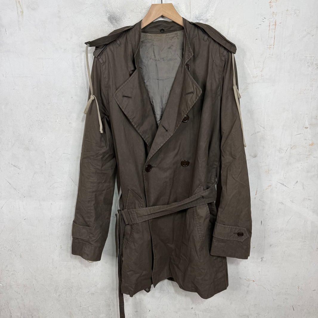 Rick Owens Hooded Mid-Length Fishtail Parka