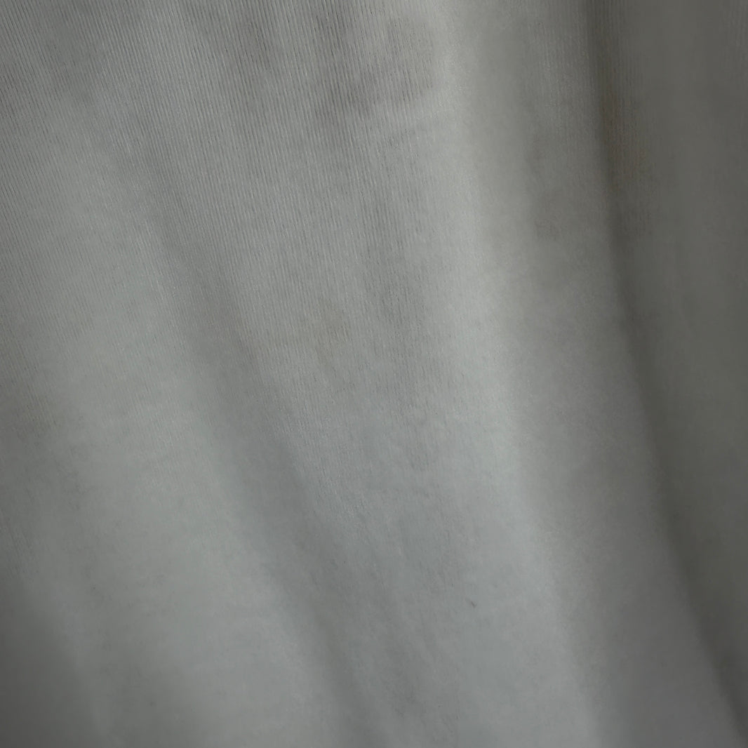 Saint Laurent Small Logo White Hoodie