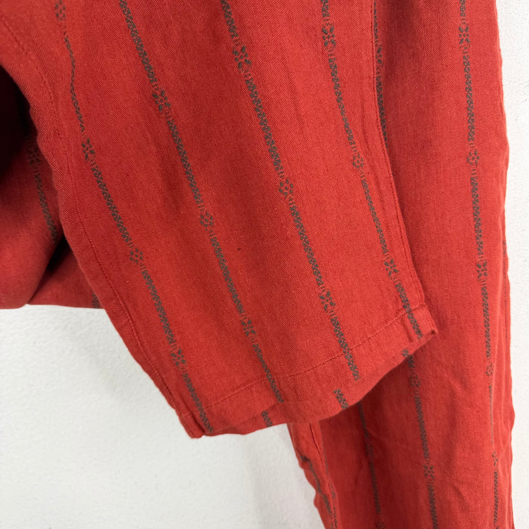 Kapital Orange Striped Easy Pants