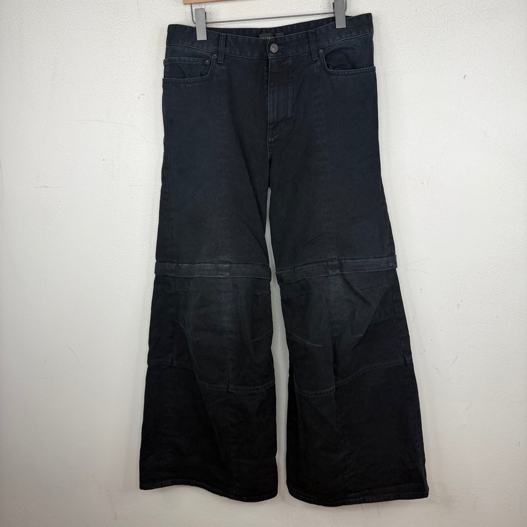 Balenciaga Convertible Flared Jeans