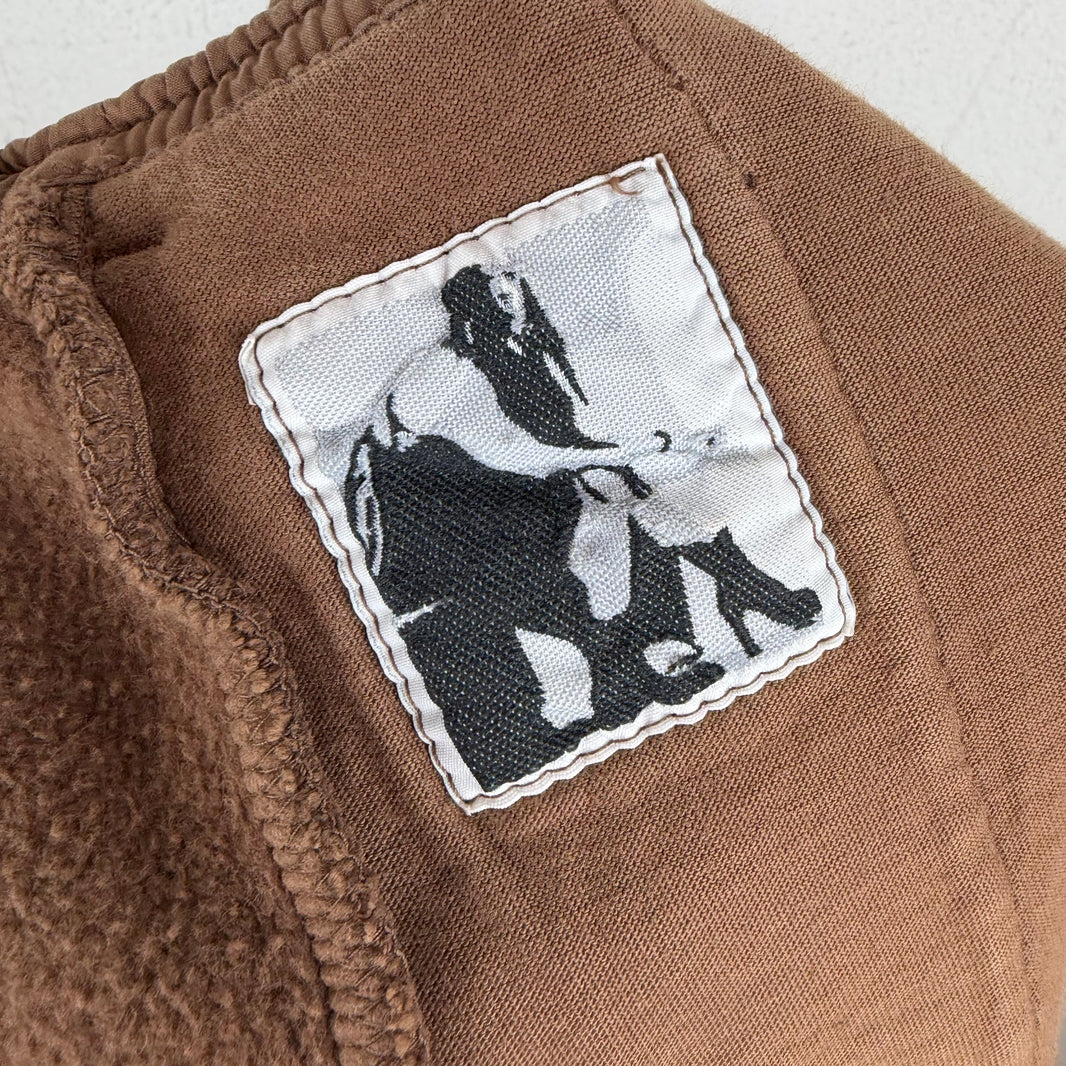 DRKSHDW Khaki Brown Felpa Long Boxer Shorts