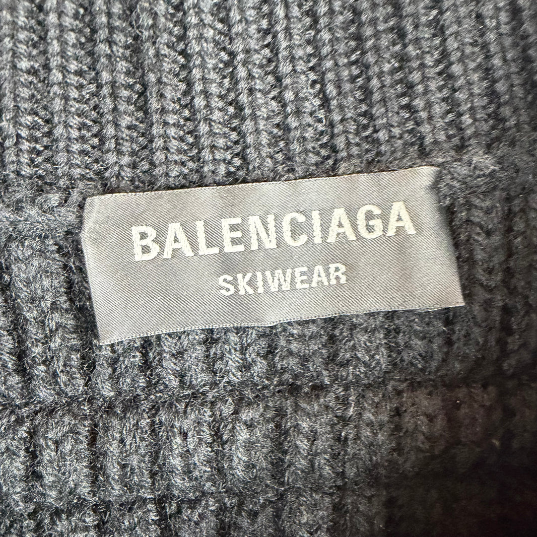 Balenciaga Skiwear Quarter Zip Knit Sweater