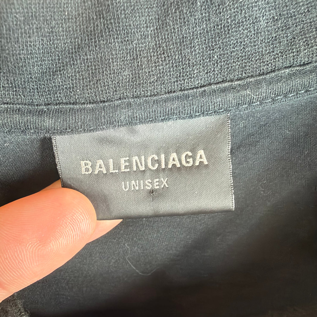 Balenciaga Neck Tab Logo L/S T-Shirt