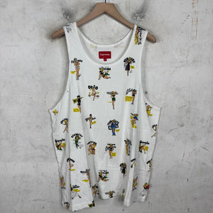 Supreme White Girls Tank