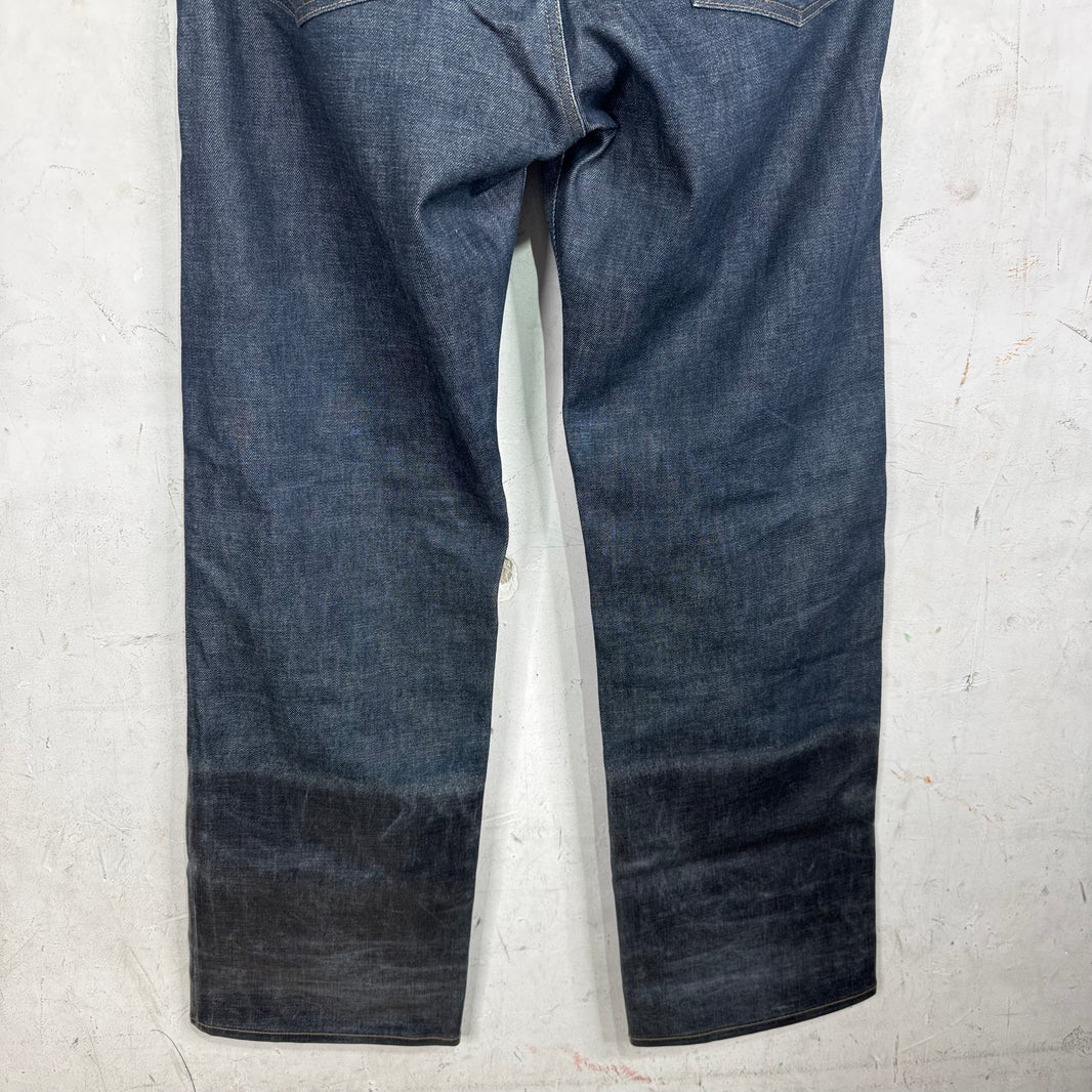 Margiela Coated Hem Selvedge Jeans