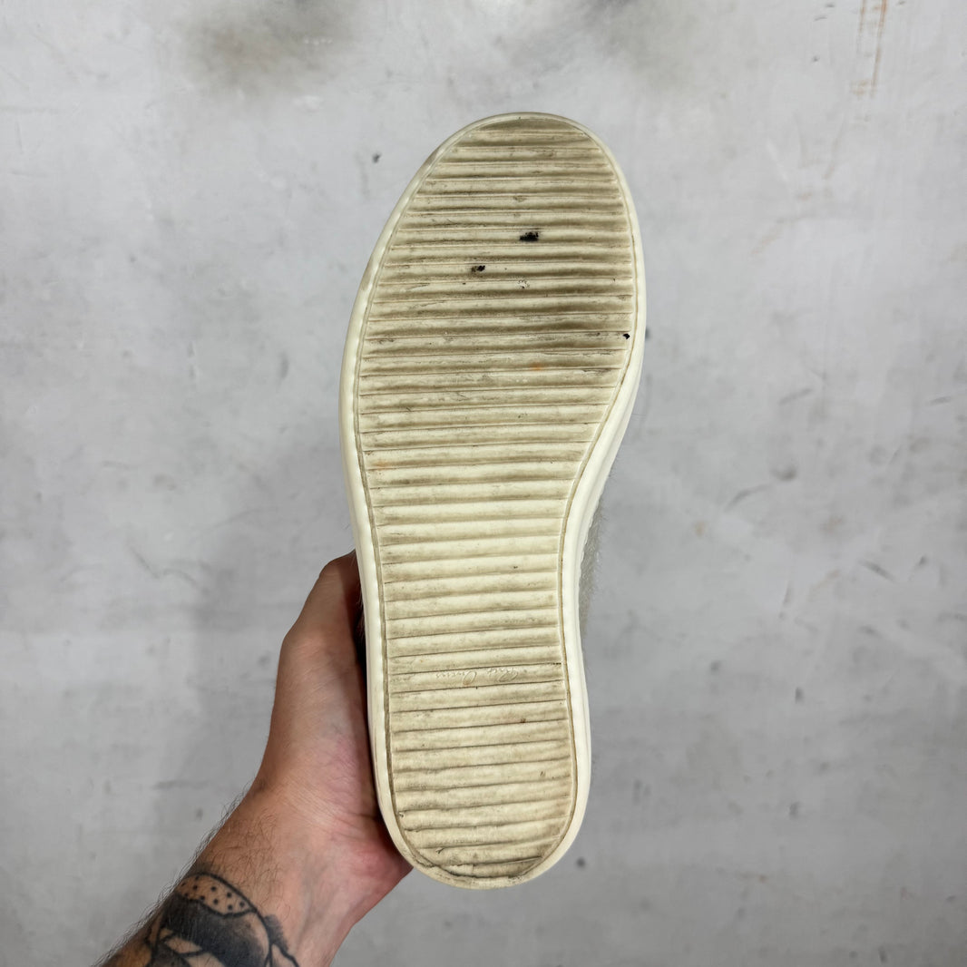 Rick Owens Ponyhair Cream Vans