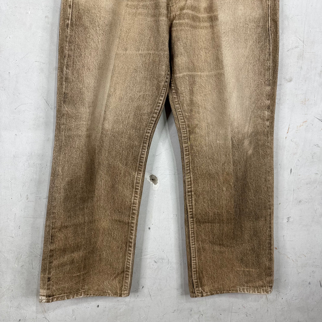 Our Legacy Printed Beige Third Cut Jeans