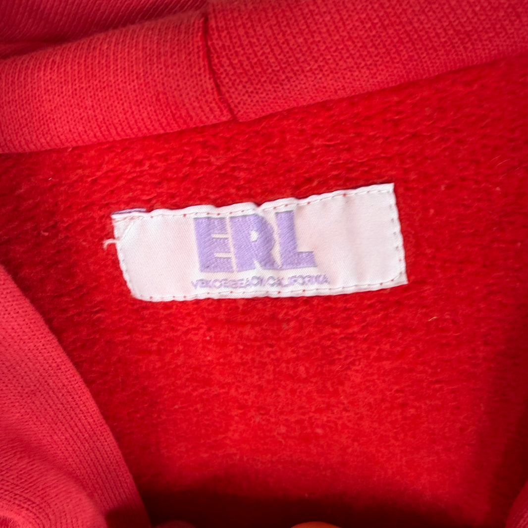 ERL Red/Green Swirl Hoodie