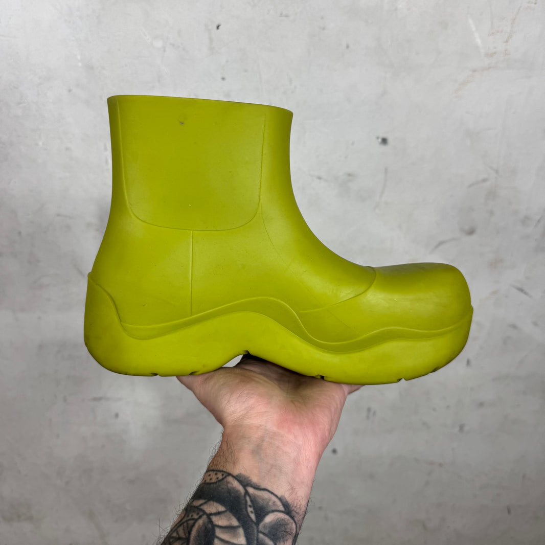 Bottega Veneta Neon Rubber Puddle Boots