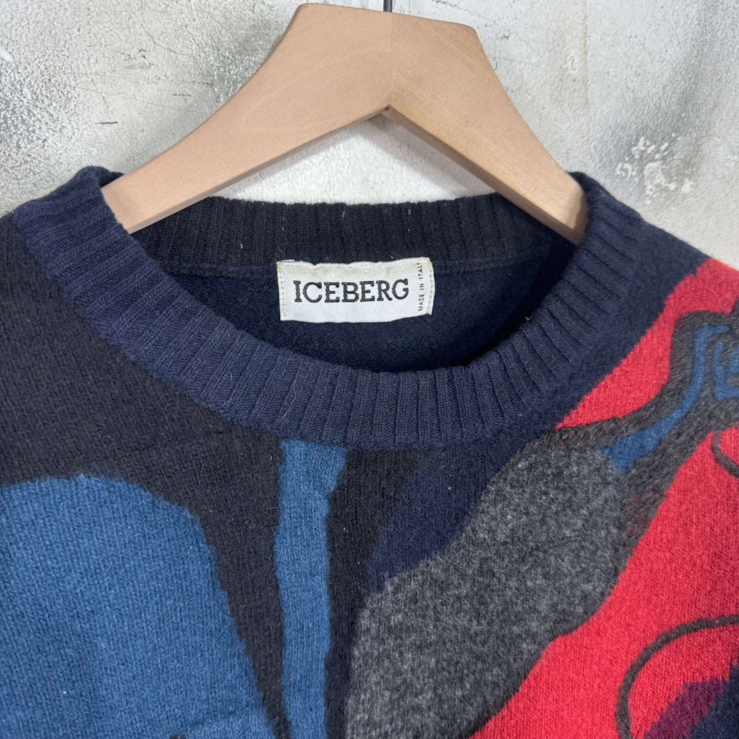 Iceberg Batman Wool Sweater