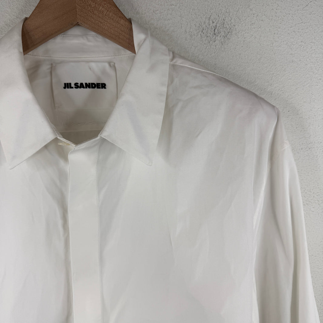 Jil Sander Wardrobe White Button Up LS Shirt