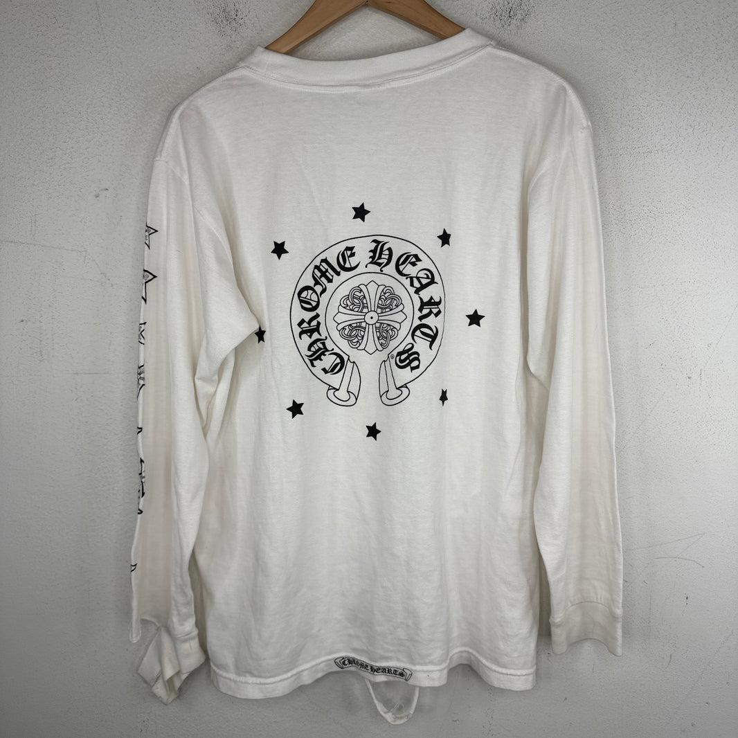 Chrome Hearts Vintage Smoked Star/Horseshoe LS Shirt