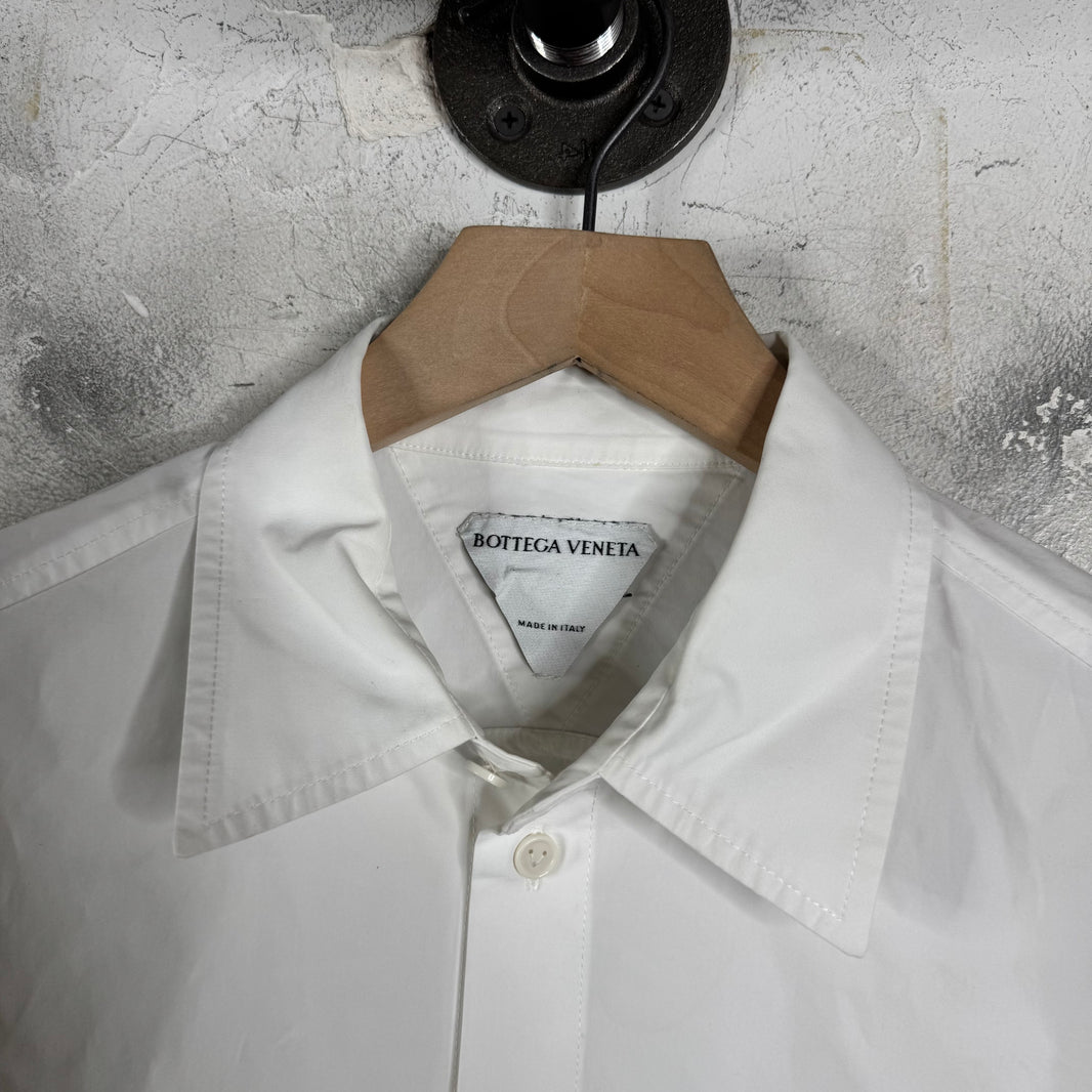 Bottega Veneta White Canvas Shirt