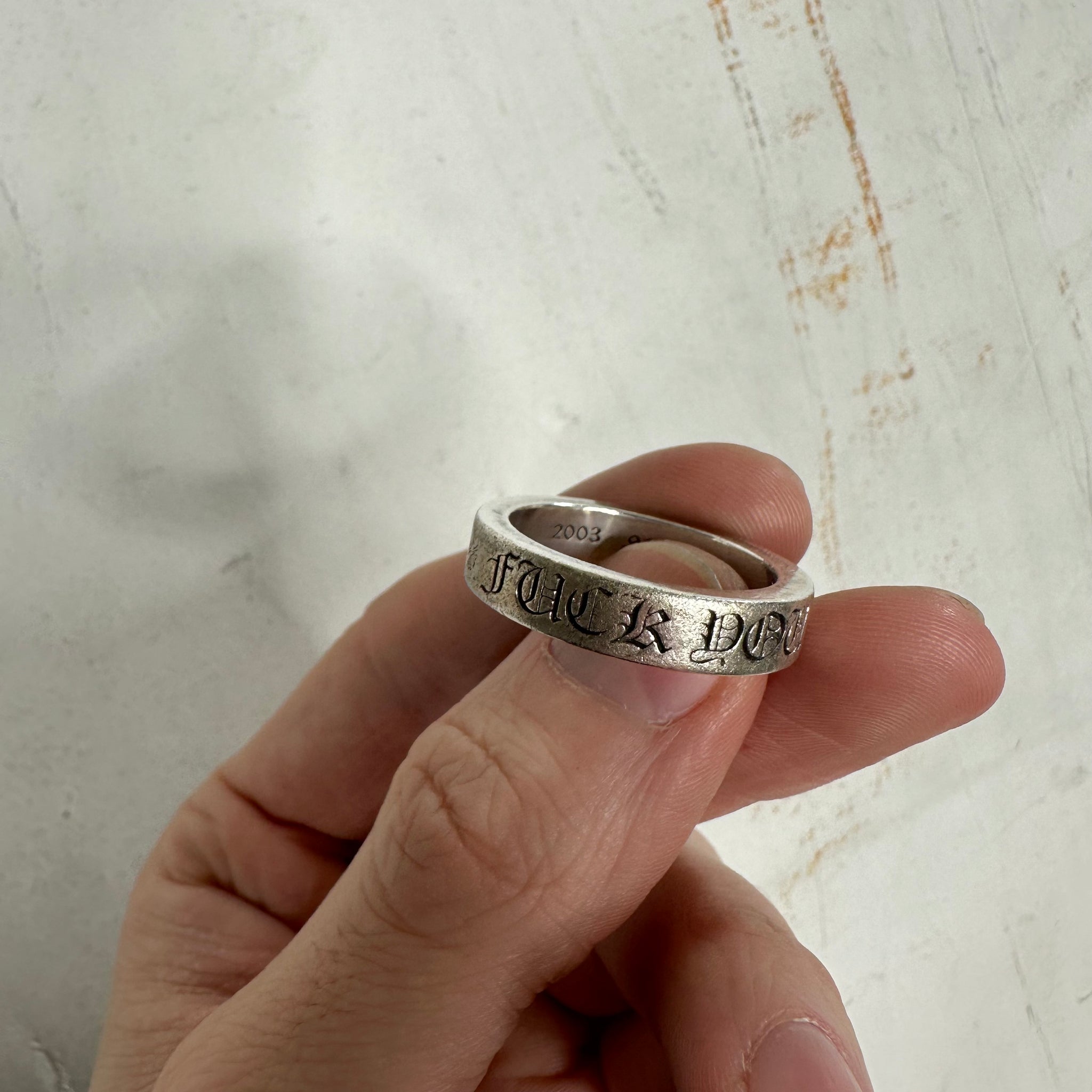 Chrome Hearts Fuck You Spacer Ring