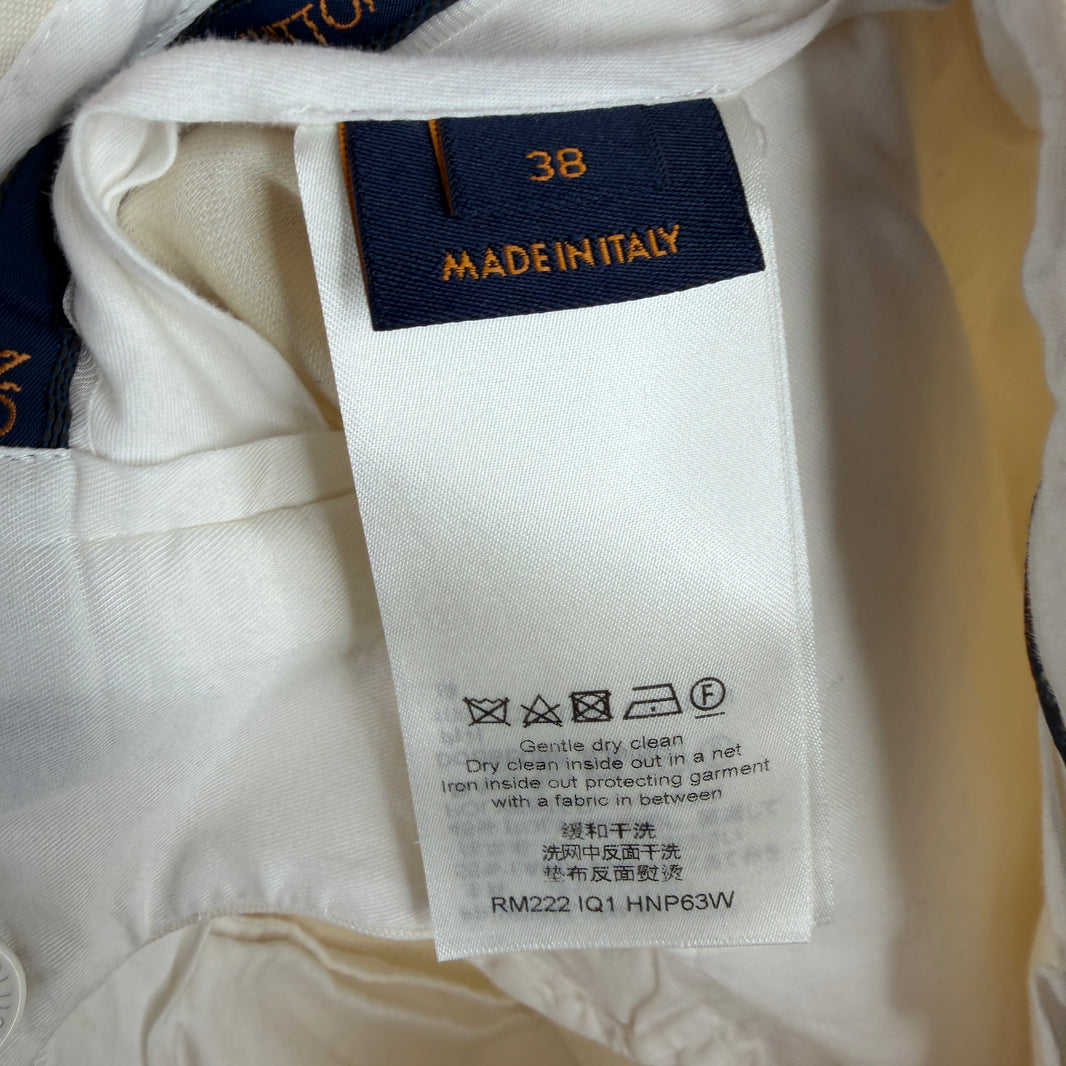 Louis Vuitton White Trouser Shorts