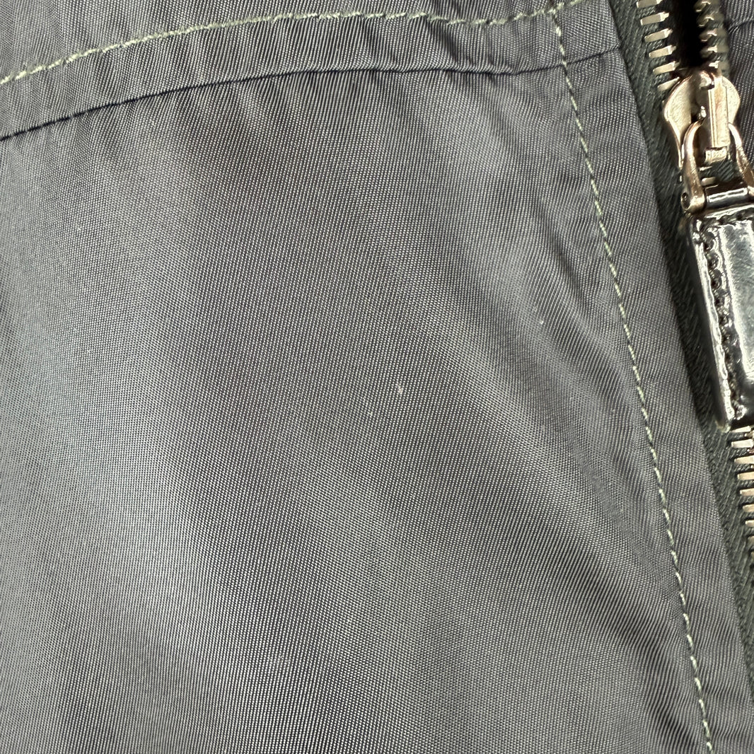Prada Navy Nylon Zip Jacket