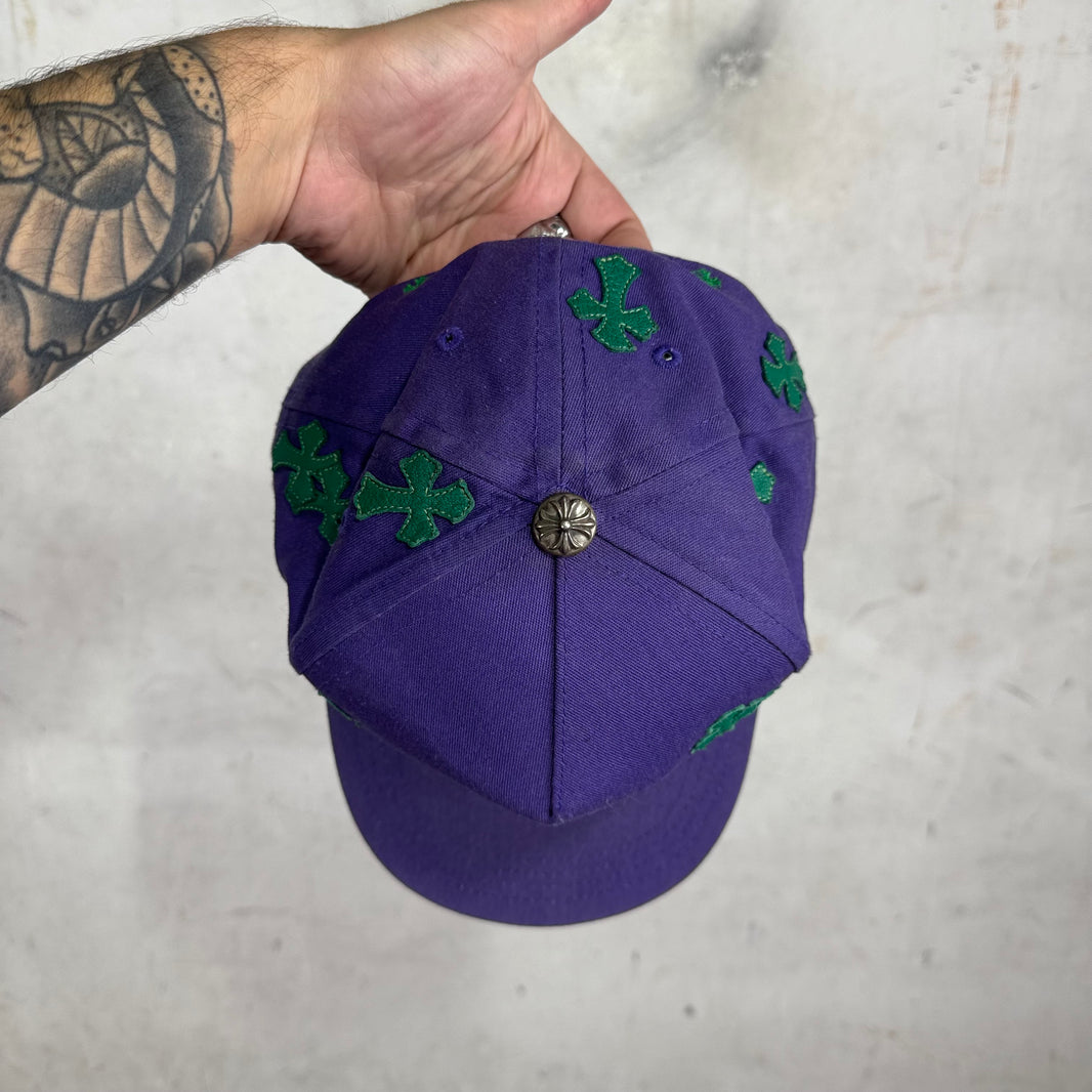 Chrome Hearts Purple CH Baseball Patch Hat