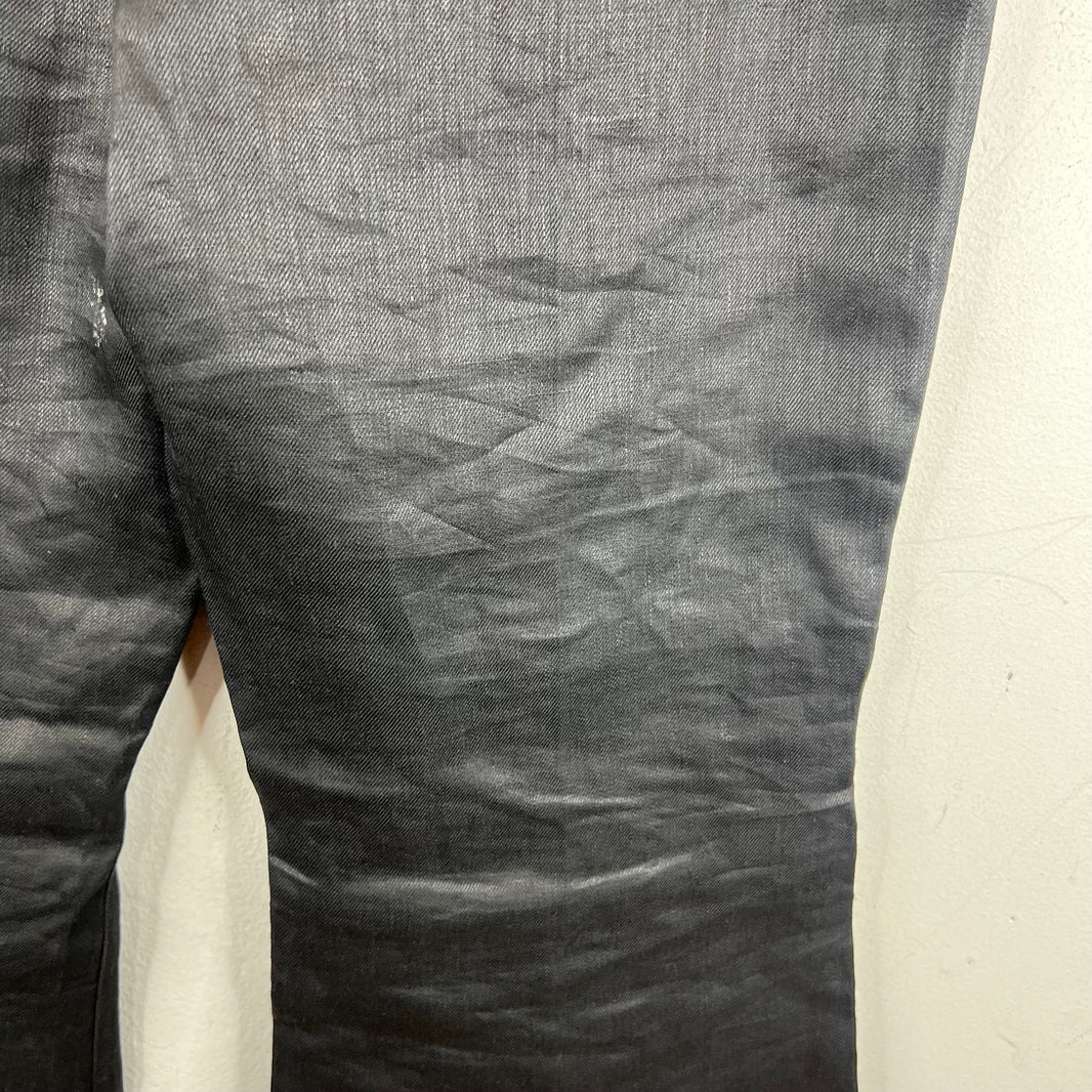 Rick Owens Linen Bolan Zipper Pants
