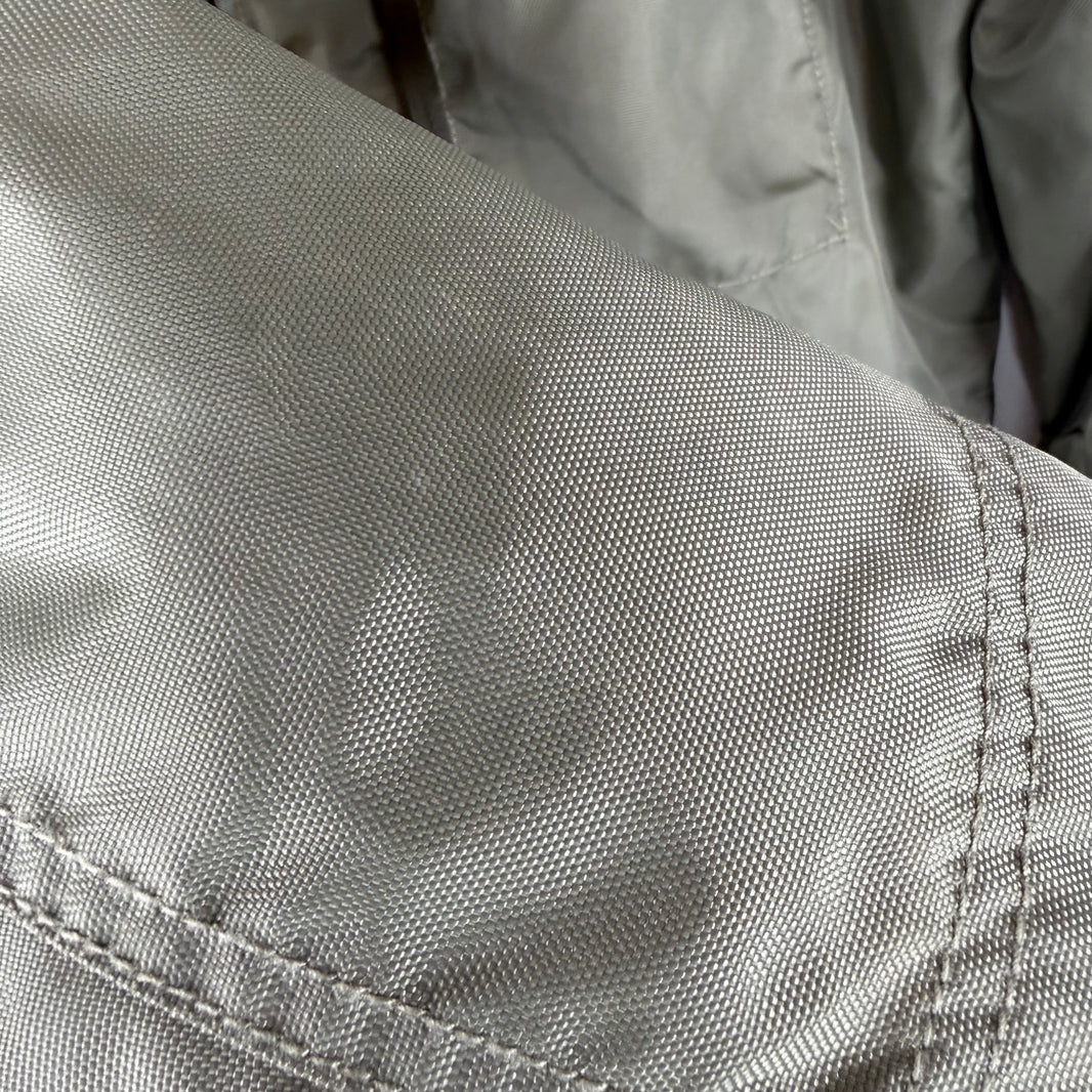 CDG Green Nylon Zip Up Coaches Jacket