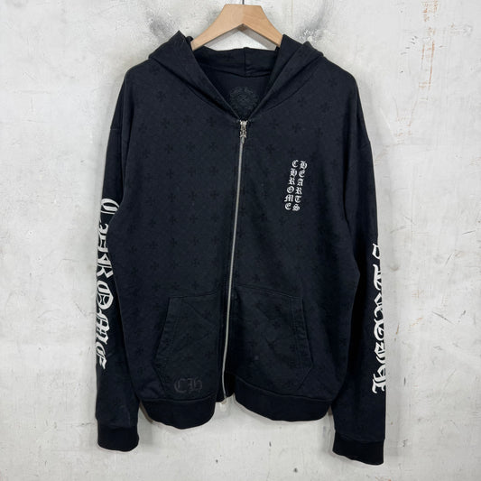 Chrome Hearts Monogram Plus Zip Hoodie