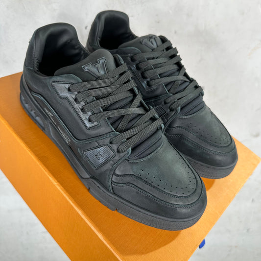 Louis Vuitton Leather Distressed Trainer