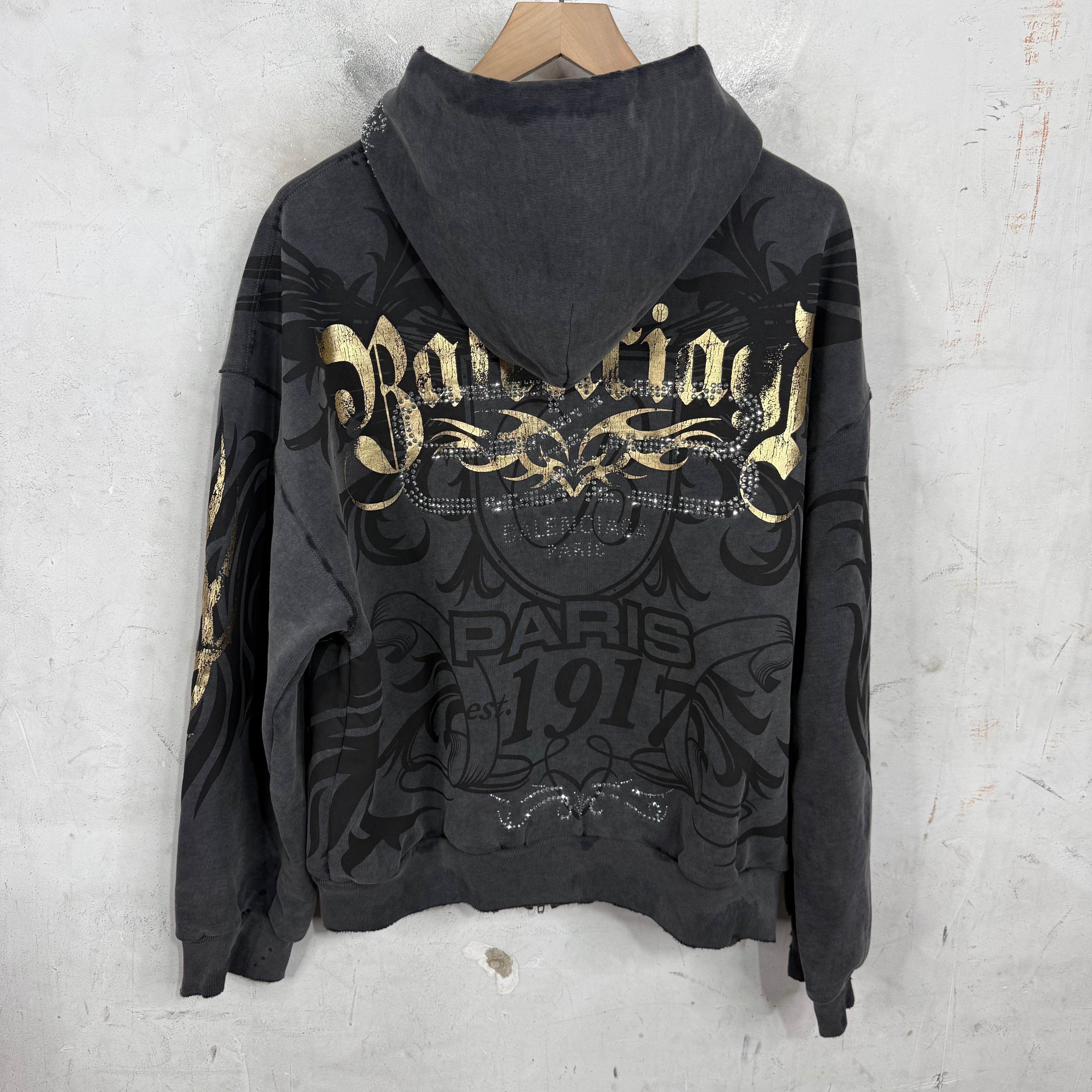 Balenciaga Tacky Zip Hoodie – www.Lukes.store