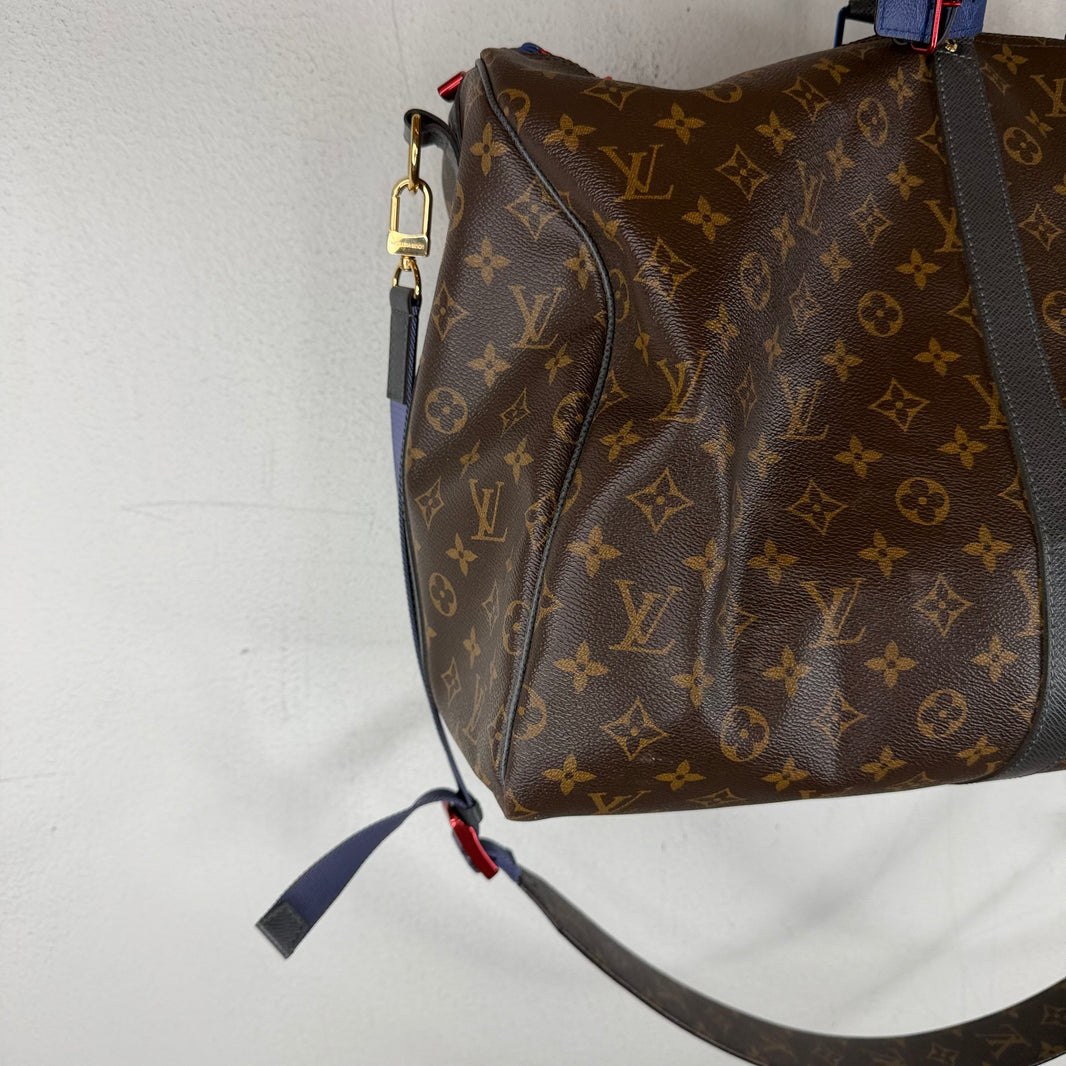 Louis Vuitton Kim Jones Keepall 55 Bandolier Duffel Bag