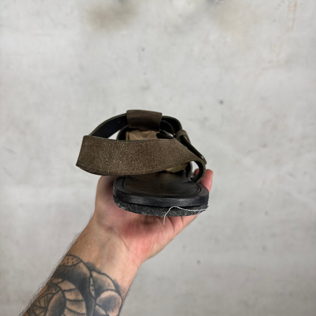 The Row Fisherman Suede Sandals
