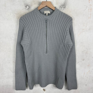 Armani Knitted Half Zip Sweater