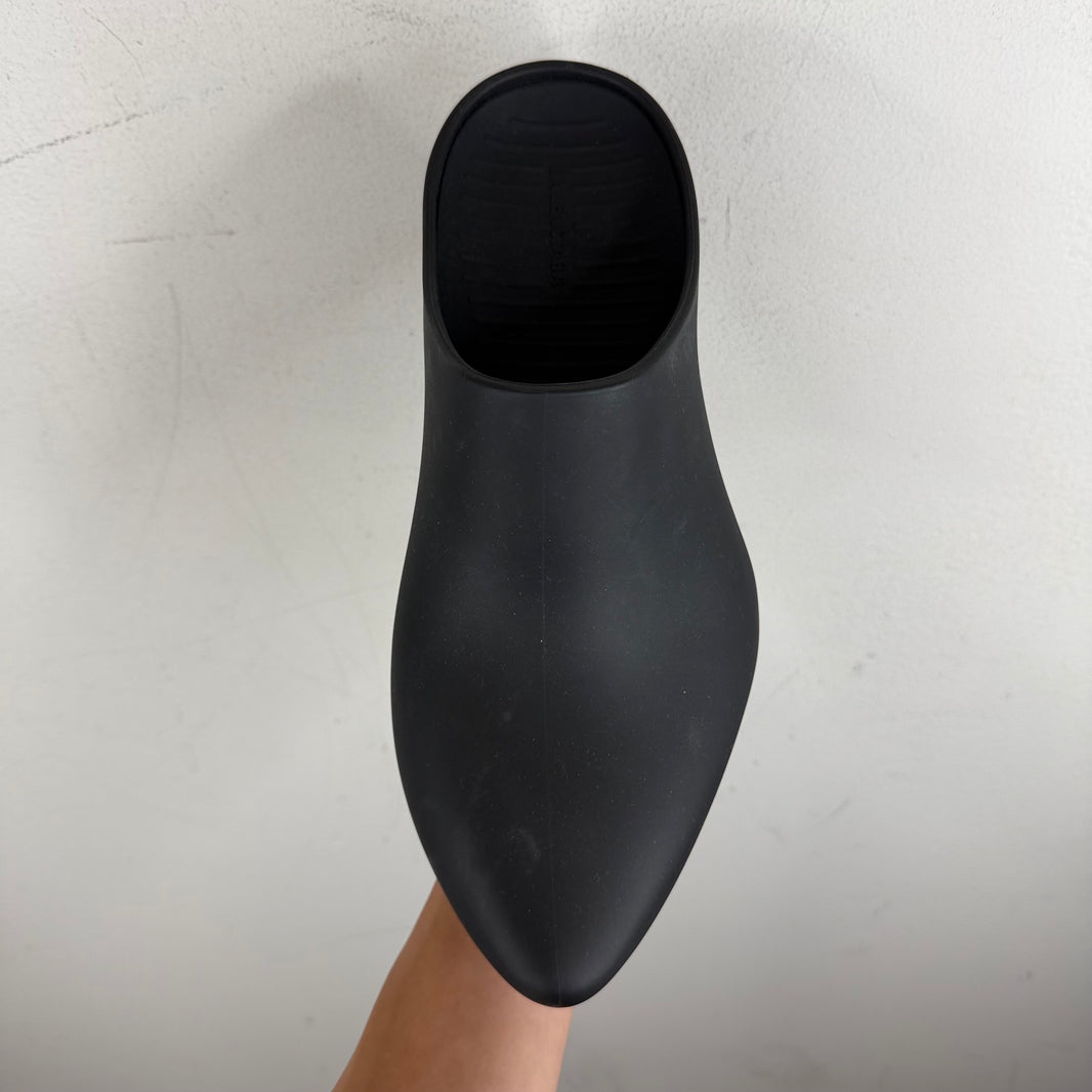 Balenciaga Black Rubber Technoclogs