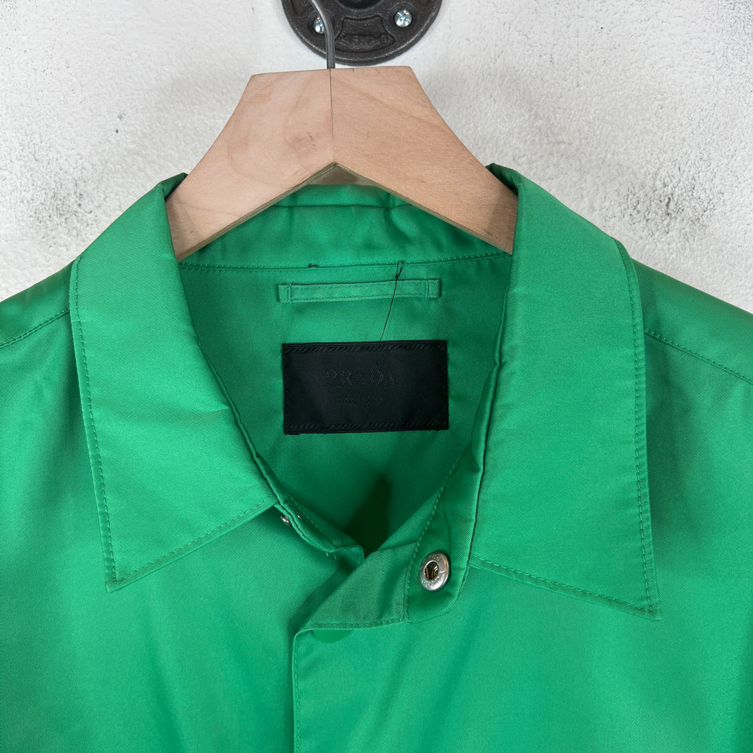 Prada Green Nylon Coach's Jacket