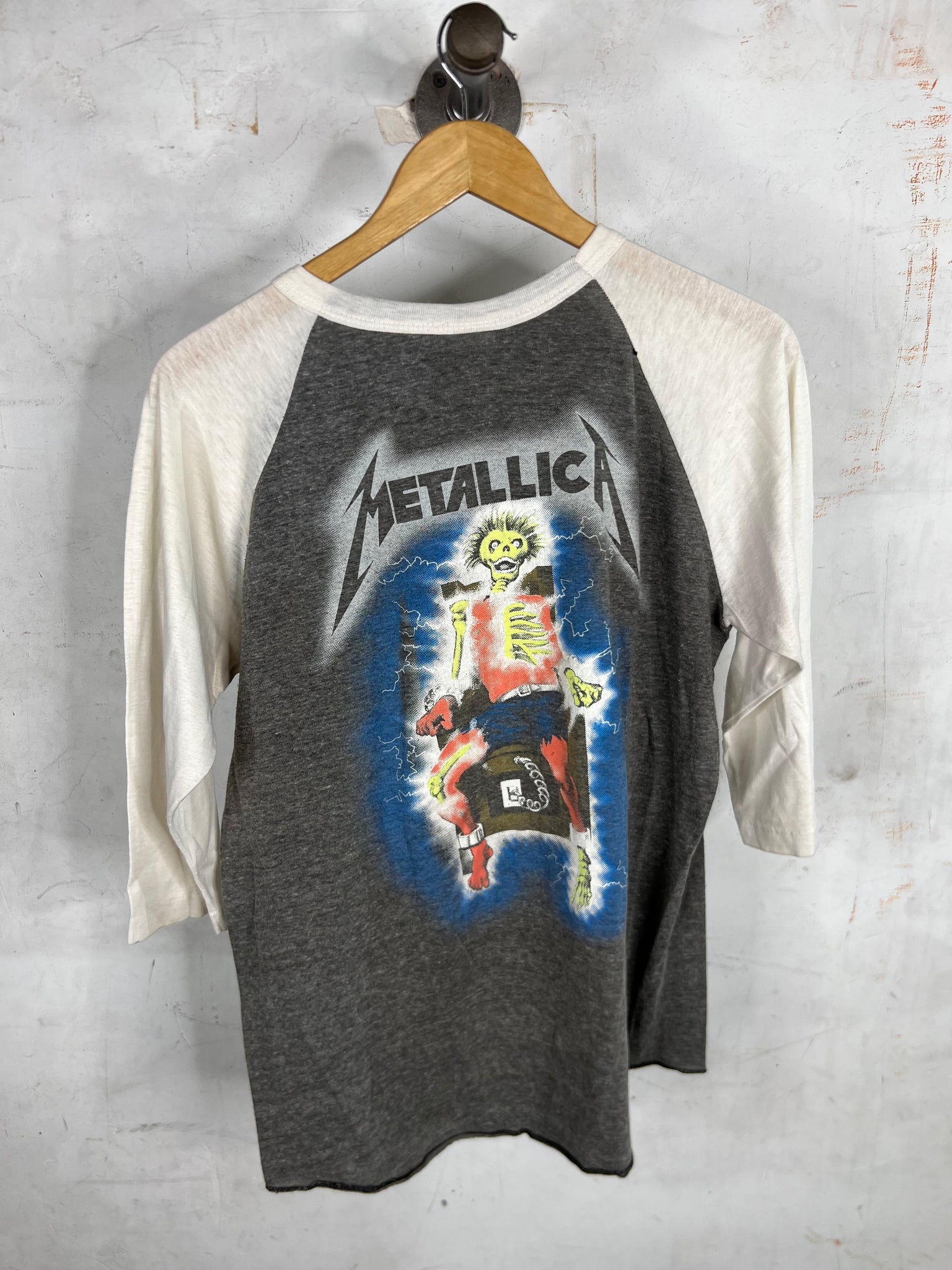 metallica raglan shirt