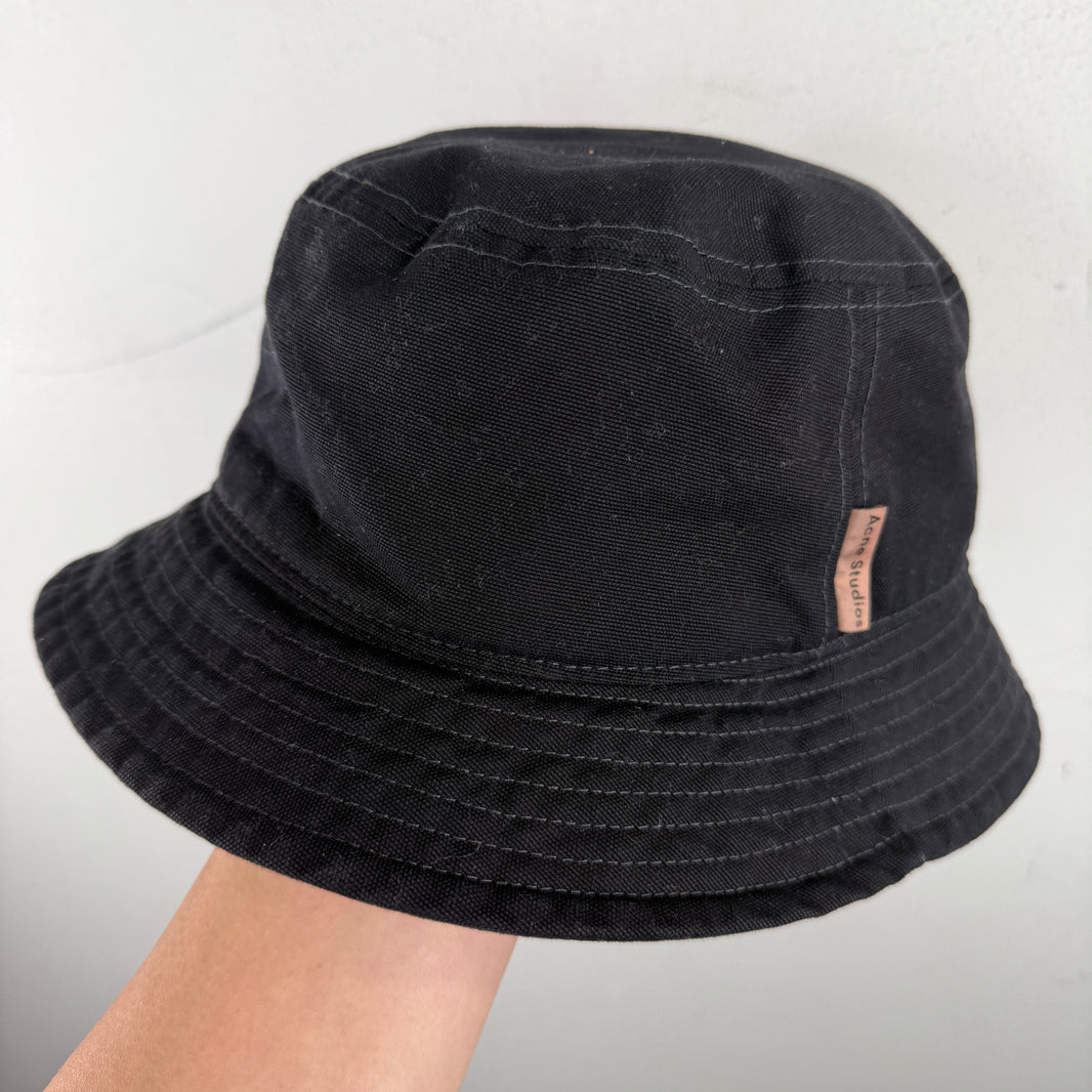 Acne Studios Navy Bucket Hat