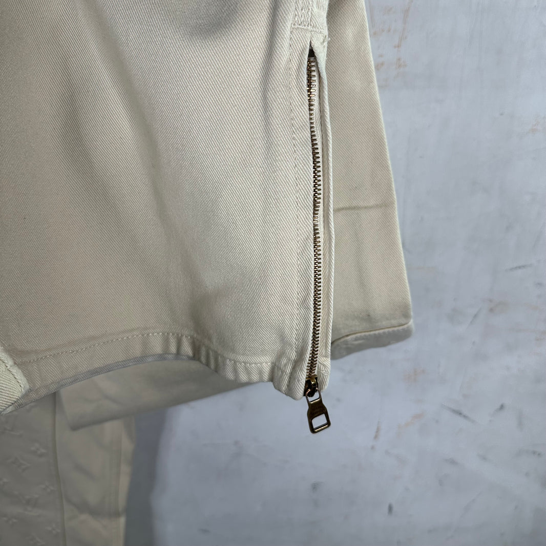 Louis Vuitton Monogram White Carpenter Pants
