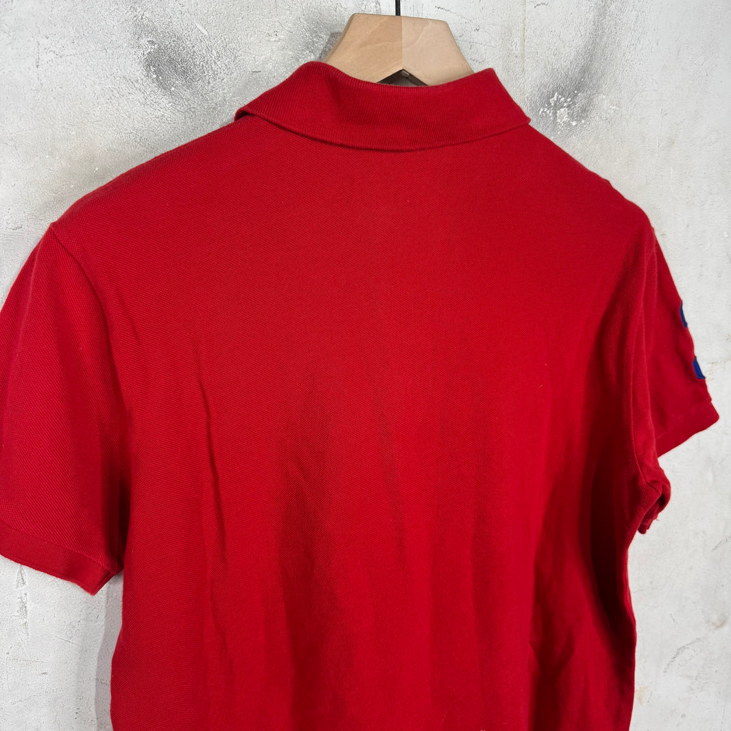 Ralph Lauren Red USA Mini Big Pony Polo