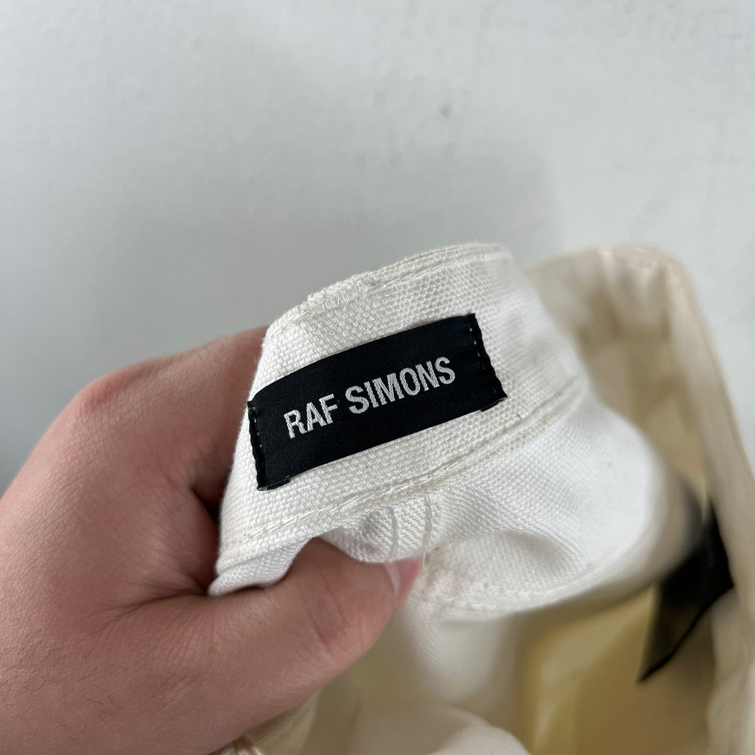 Raf Simons White Transformer Pants