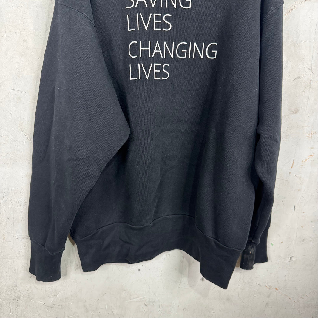 Balenciaga WFP Black Heavy Hoodie