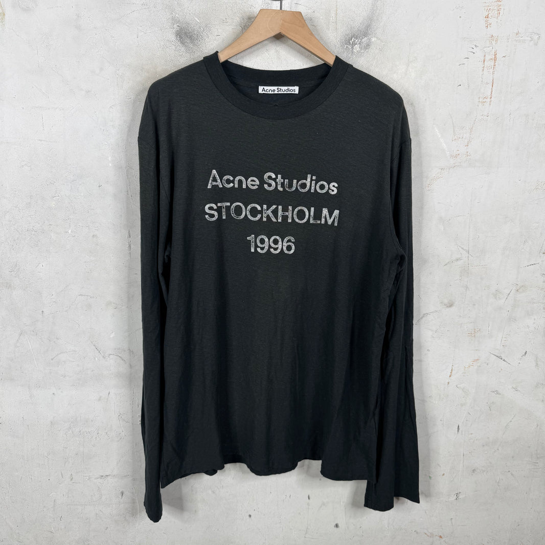 Acne Studios Stockholm Logo LS T-Shirt