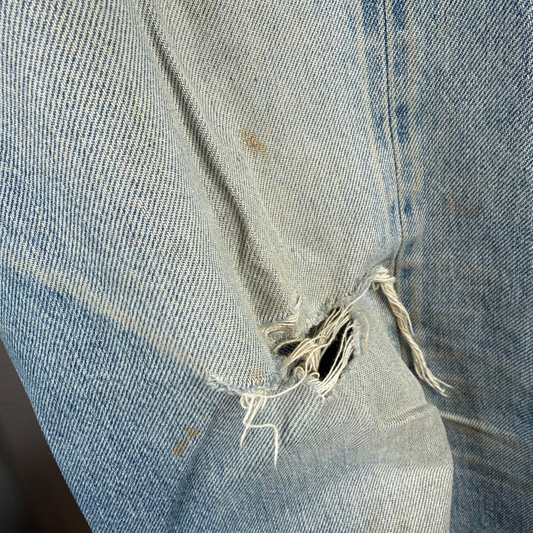 Vintage Levi's 501 Distressed Red Line Jeans