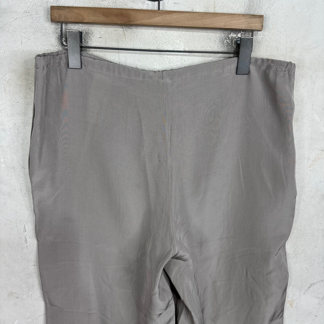 The Row Silk Loose Lounge Pants